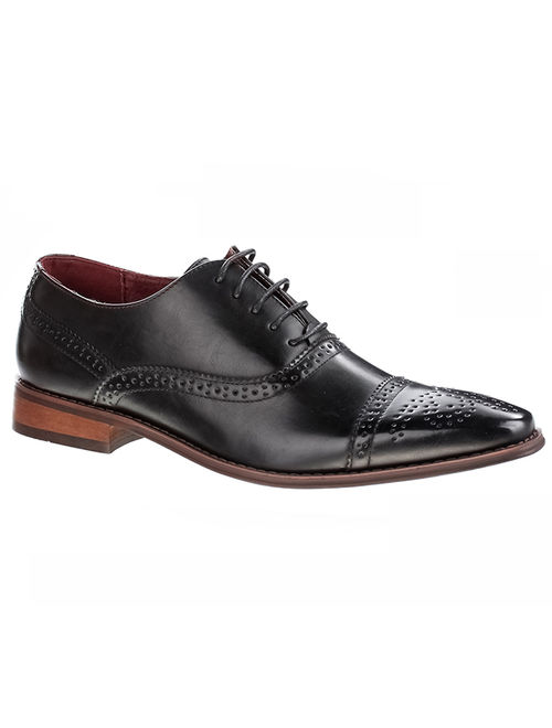 UV Signature Men's Brogue Cap Toe Dress Shoes