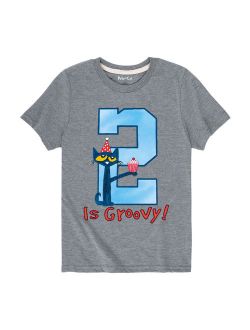 Pete The Cat 2Nd Birthday Boys - Toddler Short Sleeve Tee