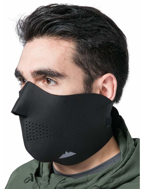 Buy Half Face Ski Mask for Cold Weather - Half Balaclava Face Warmer ...