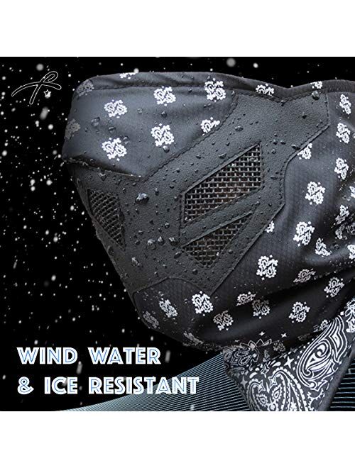 Half Face Mask for Cold Winter Weather. Use this Half Balaclava for Snowboarding, Ski, Motorcycle. (Many Colors)