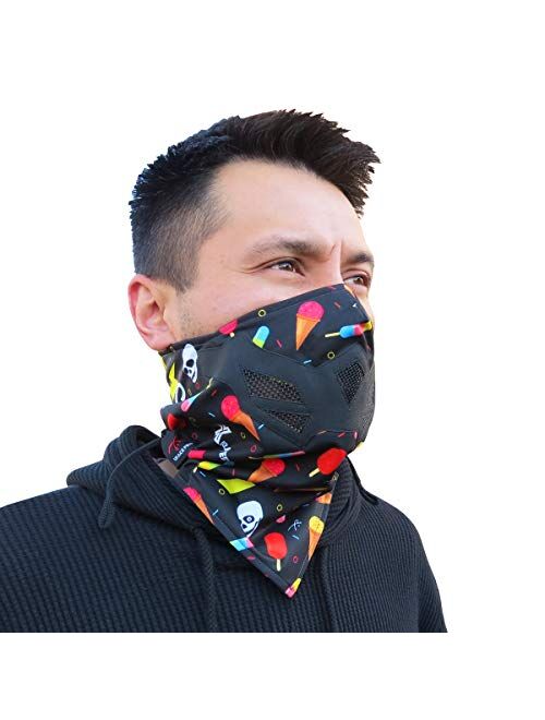 Half Face Mask for Cold Winter Weather. Use this Half Balaclava for Snowboarding, Ski, Motorcycle. (Many Colors)