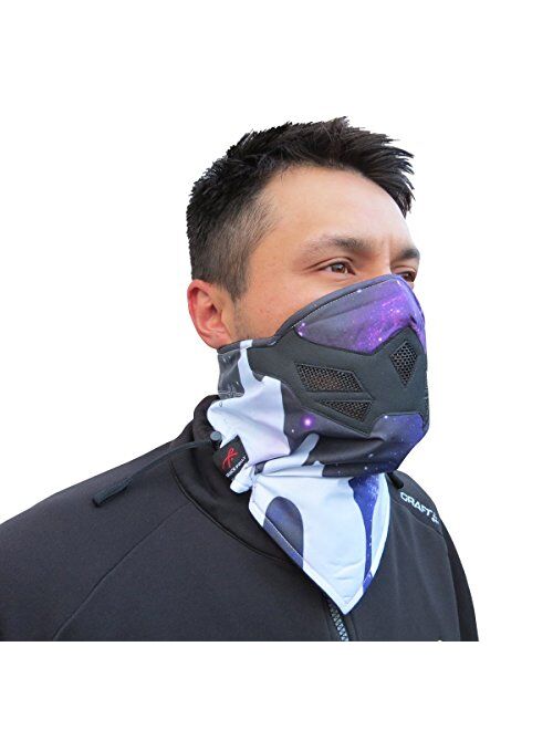 Half Face Mask for Cold Winter Weather. Use this Half Balaclava for Snowboarding, Ski, Motorcycle. (Many Colors)