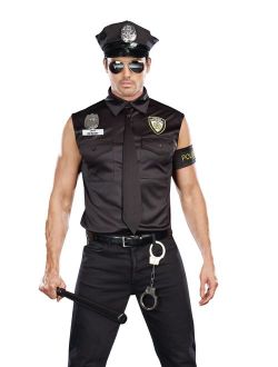 Dreamgirl Men's Dirt Cop Officer Ed Banger Costume