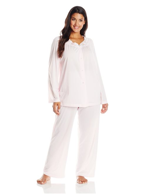 Shadowline Women's Petals Long Sleeve Pajama