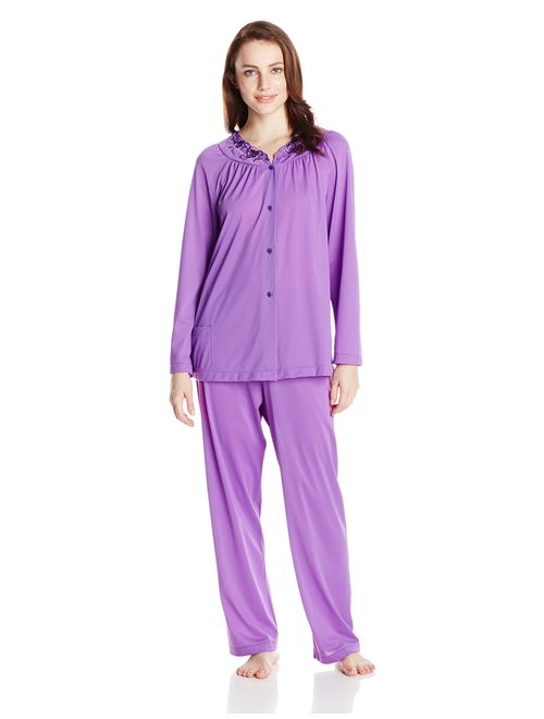 Shadowline Women's Petals Long Sleeve Pajama