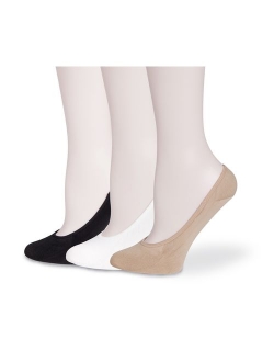 MOOCHI (Pack of 3 pairs) Women's No Show Liner Invisible Sheer Socks