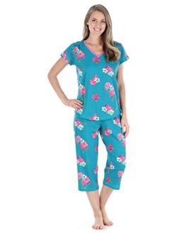 Sleepyheads Women's Sleepwear Cotton Short Sleeve Pajama Set