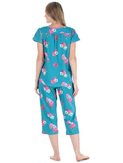 Sleepyheads Women's Sleepwear Cotton Short Sleeve Pajama Set