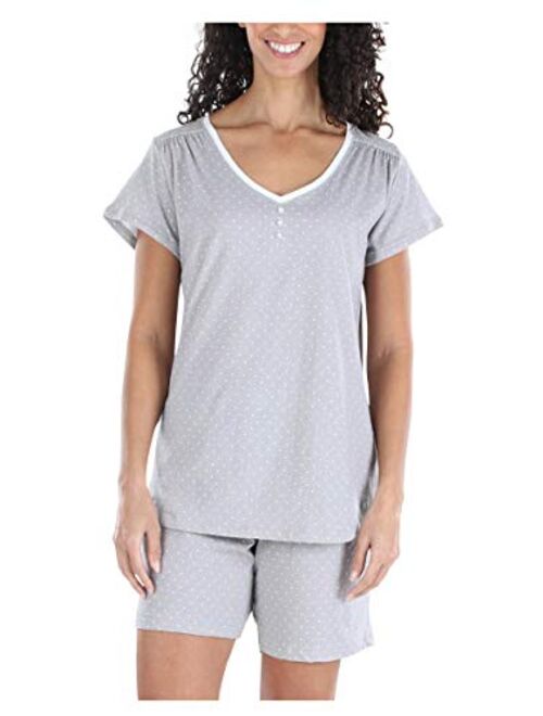 Sleepyheads Women's Sleepwear Cotton Short Sleeve Pajama Set