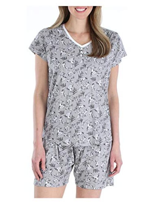 Sleepyheads Women's Sleepwear Cotton Short Sleeve Pajama Set