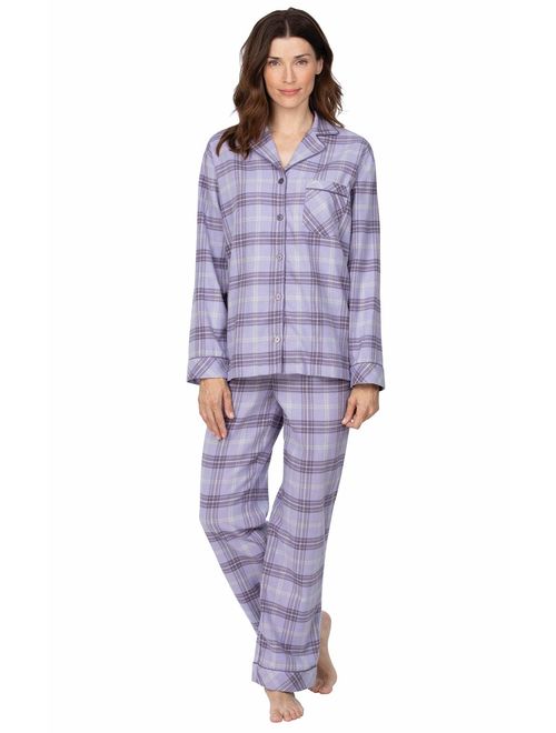 Addison Meadow Flannel Pajamas Women - Women Flannel Pajamas, Boyfriend, Plaid