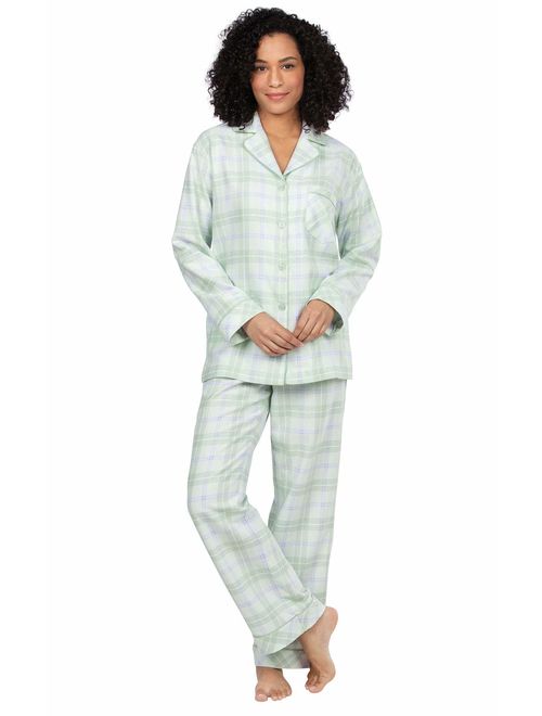 Addison Meadow Flannel Pajamas Women - Women Flannel Pajamas, Boyfriend, Plaid