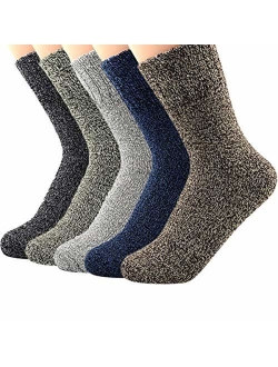 Century Star Women's Vintage Winter Soft Wool Style Thick Wool Warm Winter Crew Socks