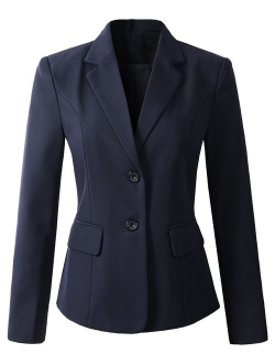 Beninos Womens Formal 2 Button Blazer Jacket