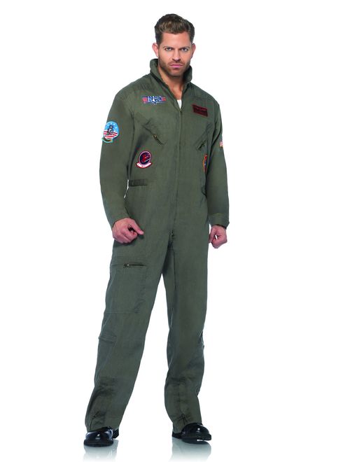 Leg Avenue Men's Top Gun Flight Suit Costume