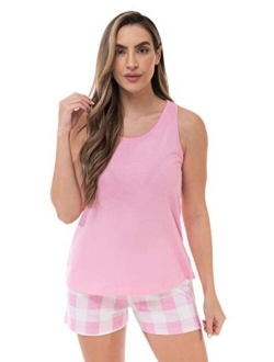 Just Love 100% Cotton Women Sleepwear Tank & Short Pajama Sets