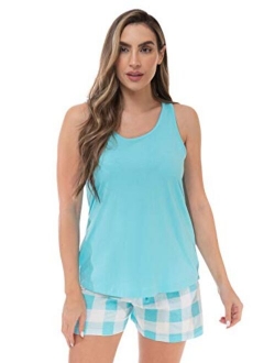 Just Love 100% Cotton Women Sleepwear Tank & Short Pajama Sets