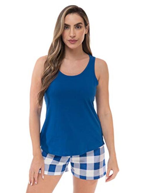 Just Love 100% Cotton Women Sleepwear Tank & Short Pajama Sets