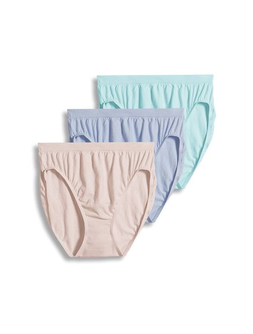 Jockey Women's Underwear Comfies Microfiber French Cut - 3 Pack