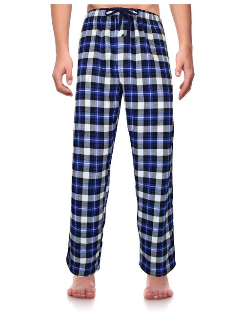 RK Classical Sleepwear Men's 100% Cotton Flannel Pajama Pants