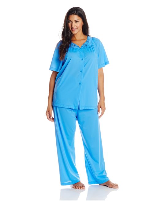 Shadowline Women's Petals Short Sleeve Pajama