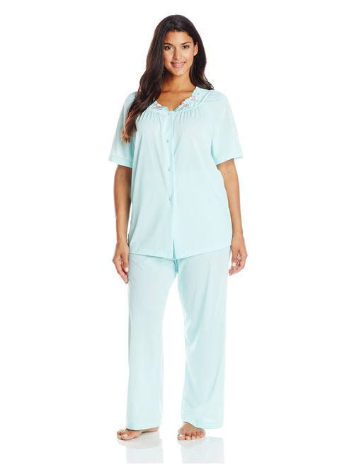 Shadowline Women's Petals Short Sleeve Pajama