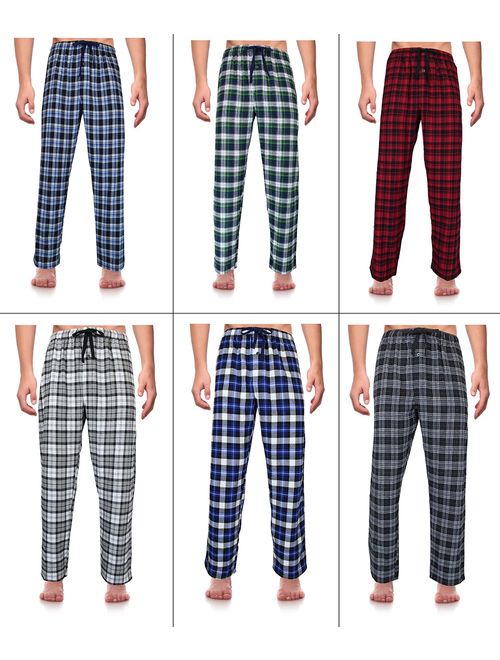 Twin Boat Mens Pajama Pants - 100% Cotton Flannel Mens Lounge Pants