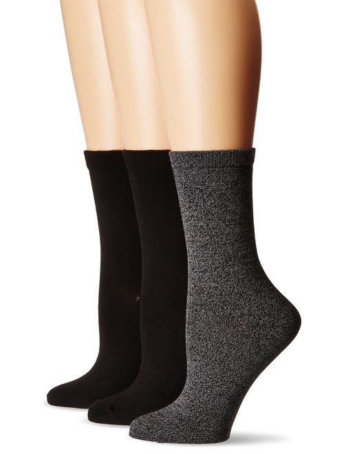 K. Bell Socks Women's Soft and Dreamy 3 Pack Crew