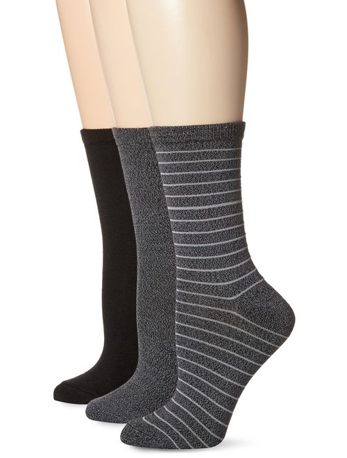 K. Bell Socks Women's Soft and Dreamy 3 Pack Crew