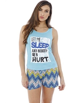 Just Love 100% Cotton Women Sleepwear Tank & Short Pajama Sets