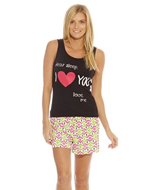 Just Love 100% Cotton Women Sleepwear Tank & Short Pajama Sets