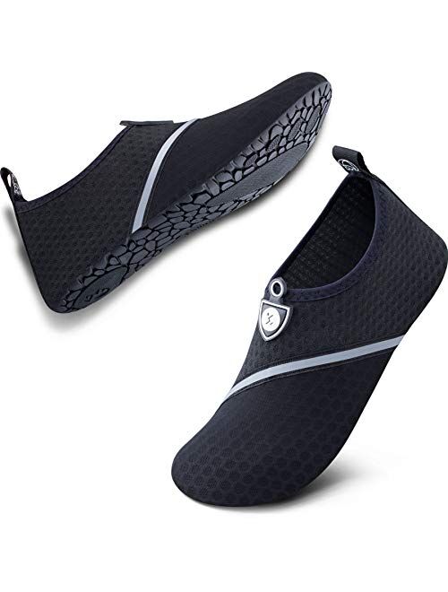 Buy SIMARI Womens and Mens Quick-Dry Aqua Socks Barefoot for Outdoor ...
