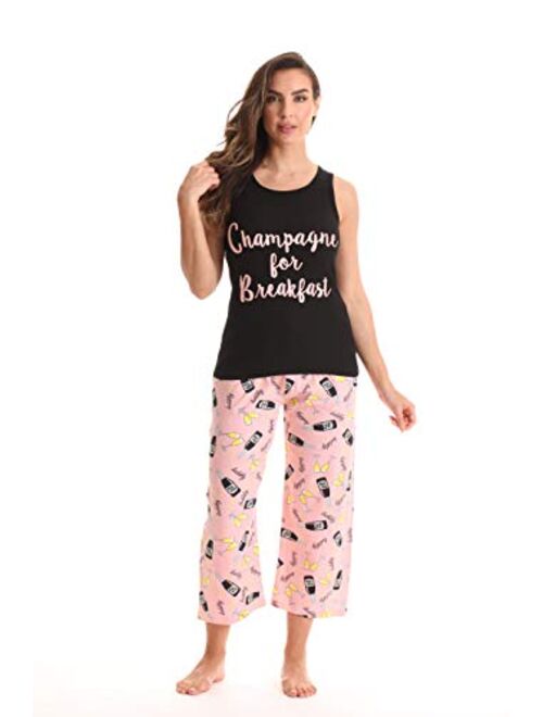 Just Love 100% Cotton Capri Sets Women Sleepwear Womans Pajamas Pjs