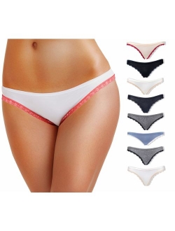 Emprella Cotton Underwear Women, 8 or 5 Pack Womens Bikini Seamless Ladies Cheeky Panty