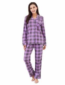 Richie House Women's Printed Flannel Two-Piece Set Pajama Size S-XL RHW2774