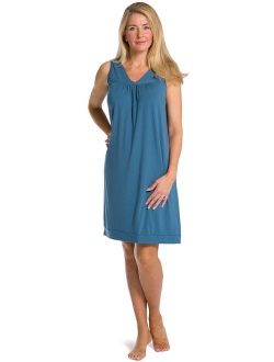 Fishers Finery Women's Tranquil Dreams Sleeveless Nightgown