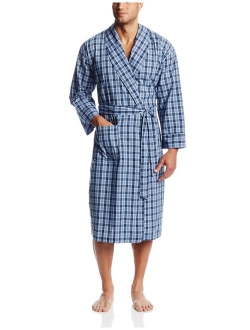 Men's Woven Shawl Collar Robe