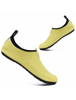 ANLUKE Water Shoes Barefoot Aqua Yoga Socks Quick-Dry Beach Swim Surf Shoes for Women Men