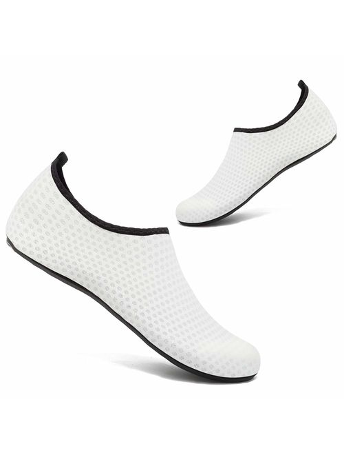 ANLUKE Water Shoes Barefoot Aqua Yoga Socks Quick-Dry Beach Swim Surf Shoes for Women Men