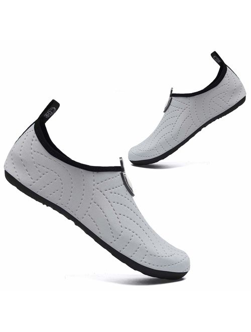 ANLUKE Water Shoes Barefoot Aqua Yoga Socks Quick-Dry Beach Swim Surf Shoes for Women Men