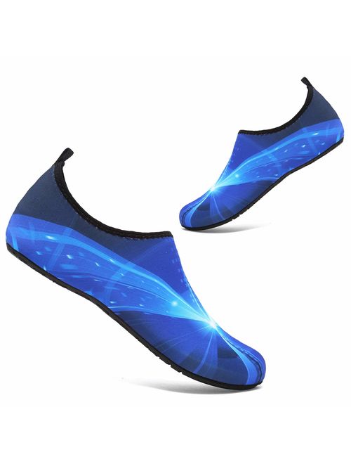 ANLUKE Water Shoes Barefoot Aqua Yoga Socks Quick-Dry Beach Swim Surf Shoes for Women Men