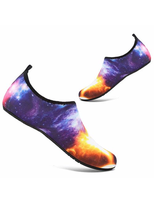 ANLUKE Water Shoes Barefoot Aqua Yoga Socks Quick-Dry Beach Swim Surf Shoes for Women Men