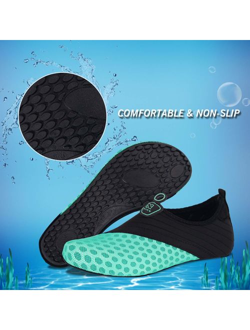 IceUnicorn Water Shoes Quick Dry Swim Aqua Barefoot Socks for Women Men