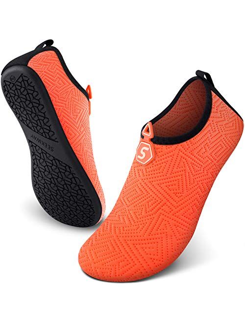 SEEKWAY Men Women Water Shoes Barefoot Quick-Dry Aqua Socks Lightweight for Outdoor Sports Swim Beach Yoga Surf Pool SK002