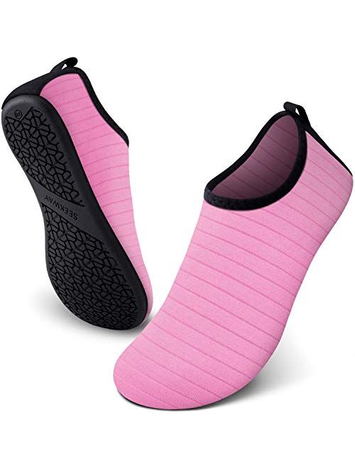 SEEKWAY Men Women Water Shoes Barefoot Quick-Dry Aqua Socks Lightweight for Outdoor Sports Swim Beach Yoga Surf Pool SK002