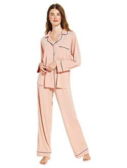 Eberjey Women's Gisele Two-Piece Long Sleeve & Pant Pajama Sleepwear Set