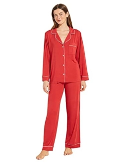 Eberjey Women's Gisele Two-Piece Long Sleeve & Pant Pajama Sleepwear Set