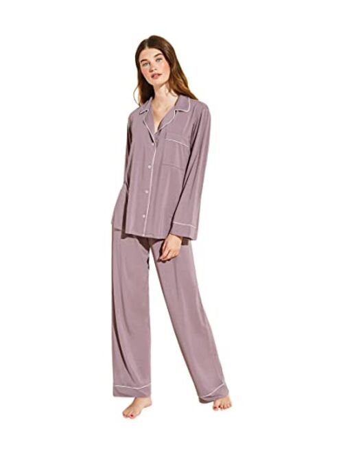 Eberjey Women's Gisele Two-Piece Long Sleeve & Pant Pajama Sleepwear Set