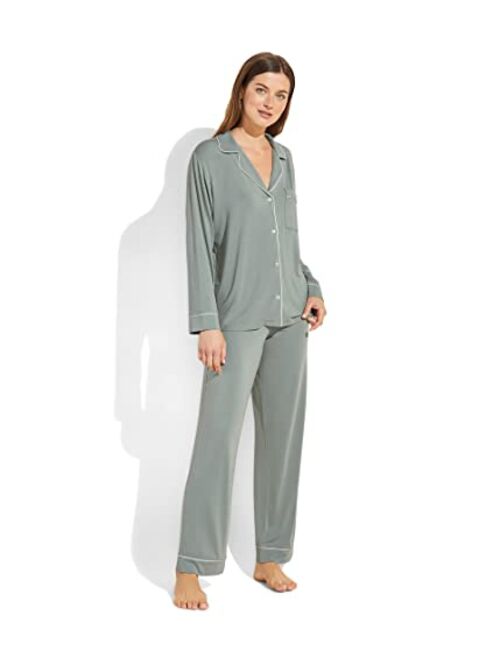 Eberjey Women's Gisele Two-Piece Long Sleeve & Pant Pajama Sleepwear Set