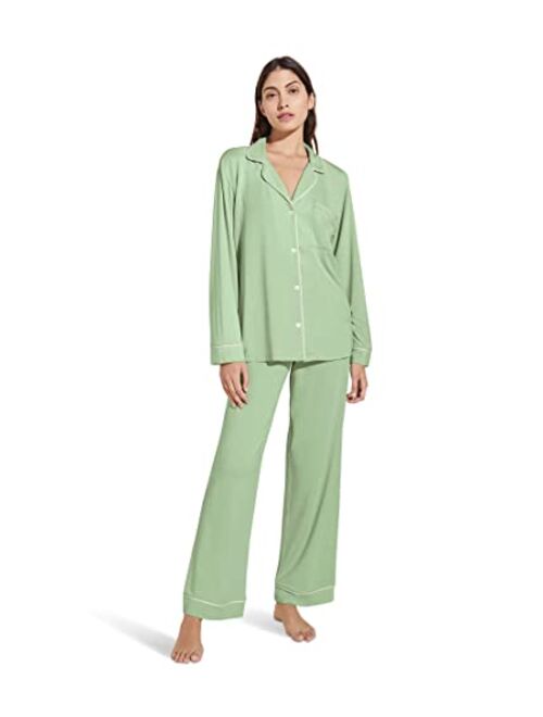 Eberjey Women's Gisele Two-Piece Long Sleeve & Pant Pajama Sleepwear Set